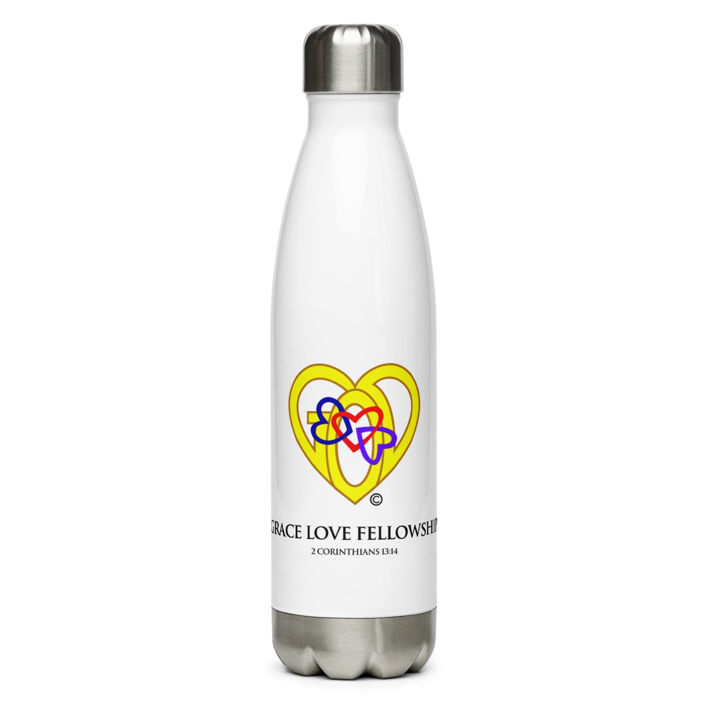 Grace Love Fellowship Stainless Steel Water Bottle