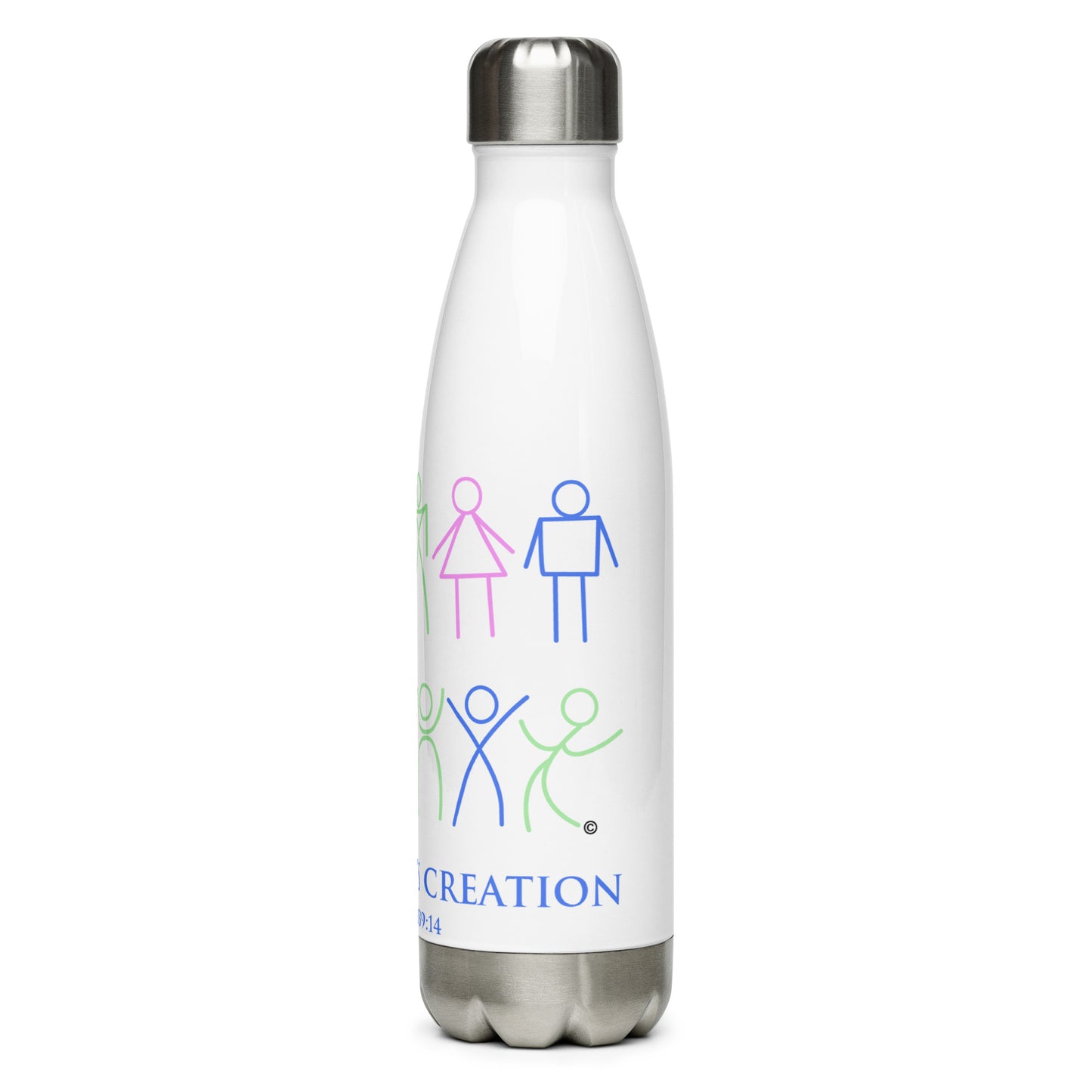 We Are God's Creation Stainless Steel Water Bottle