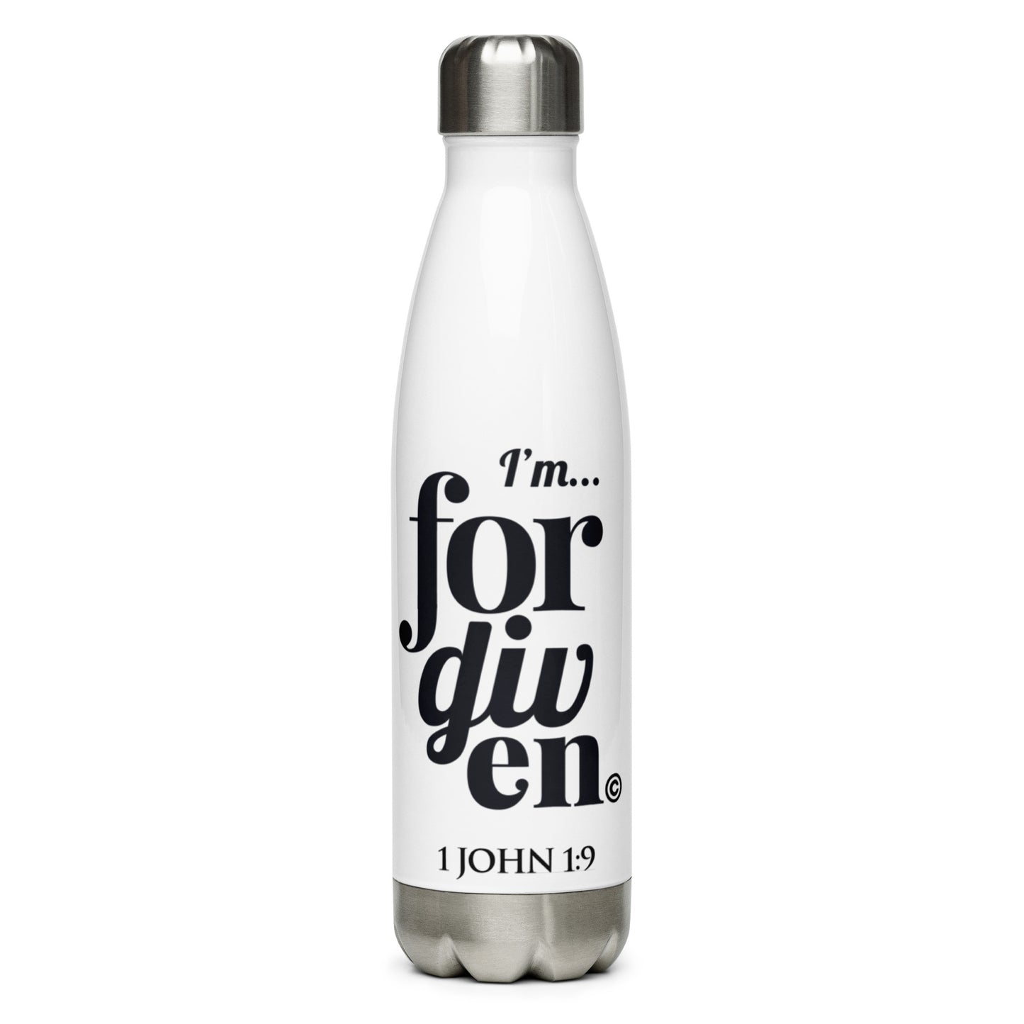 I'm Forgiven Stainless Steel Water Bottle