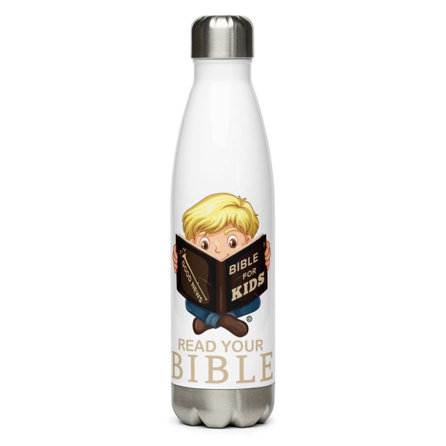 Read Your Bible Stainless Steel Water Bottle