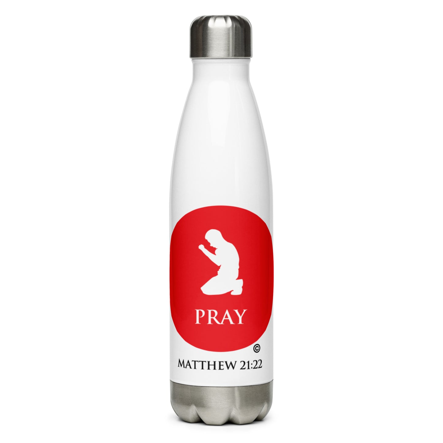 Pray Stainless Steel Water Bottle