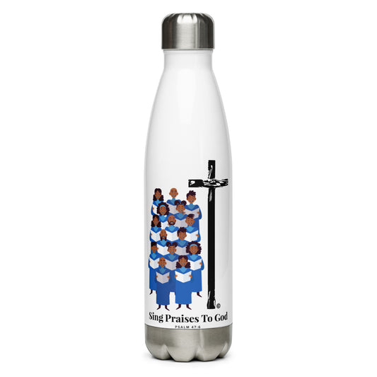 Sing Praises to God Stainless Steel Water Bottle