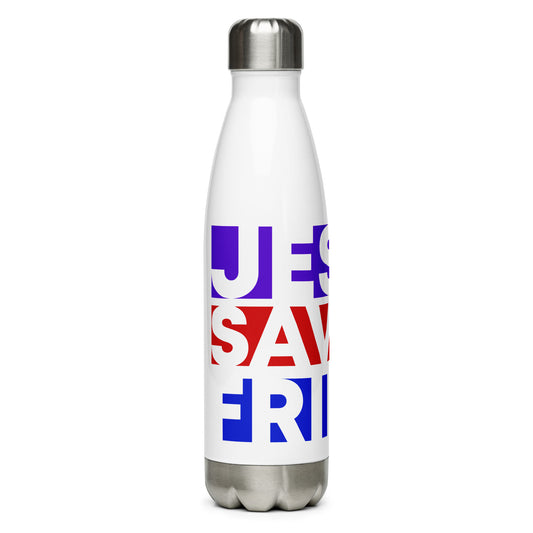 Jesus Savior Friend Stainless Steel Water Bottle