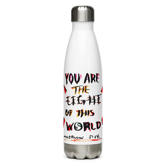 Light of This World Stainless Steel Water Bottle