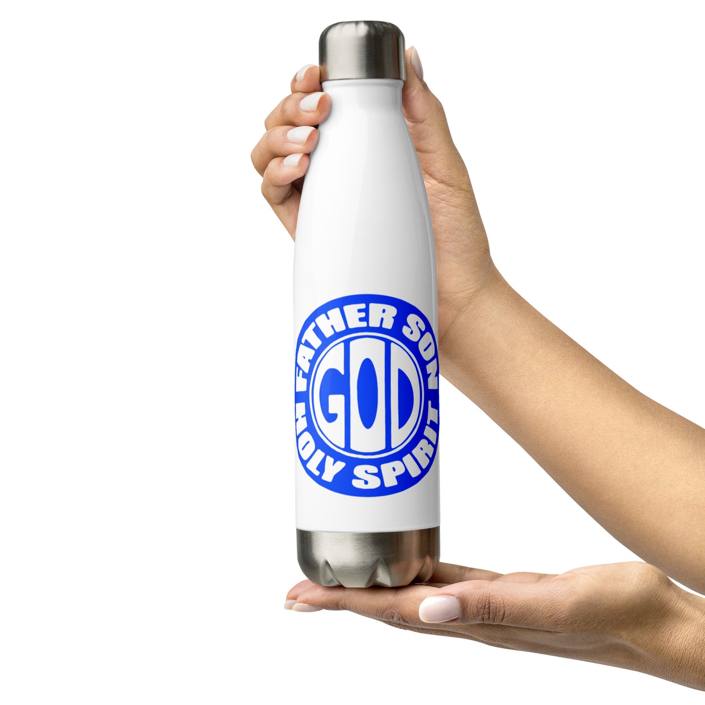 Father Son Holy Spirit Stainless Steel Water Bottle