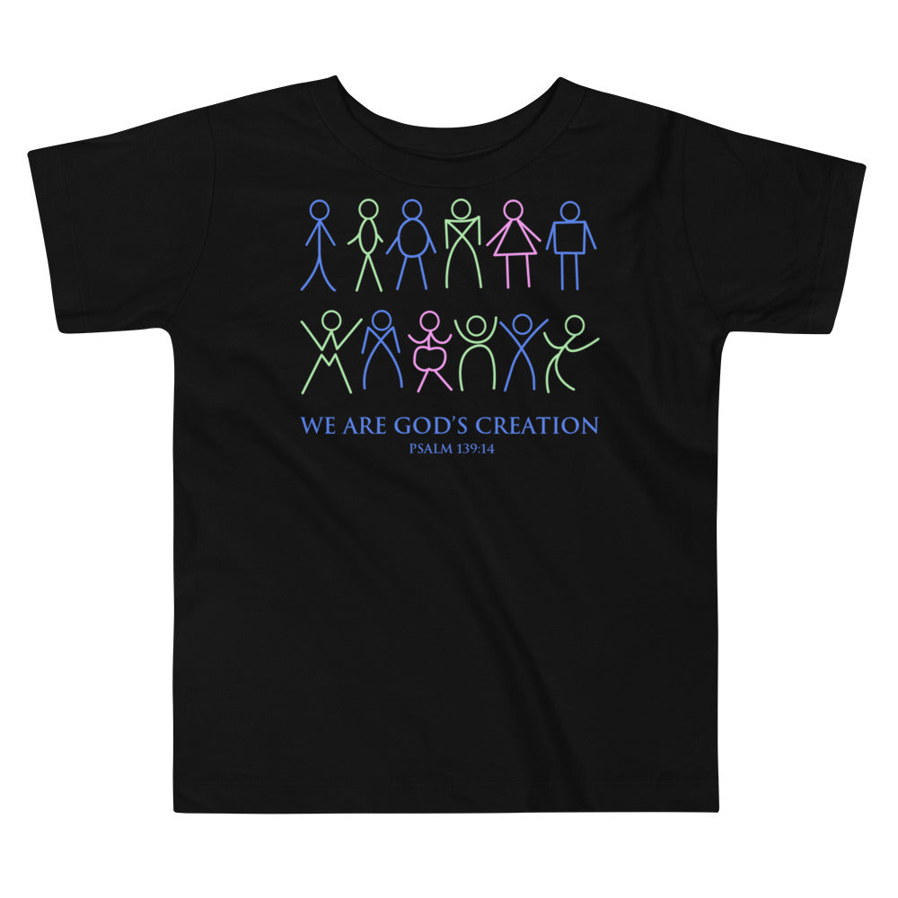 We Are God's Creation Toddler Short Sleeve Tee
