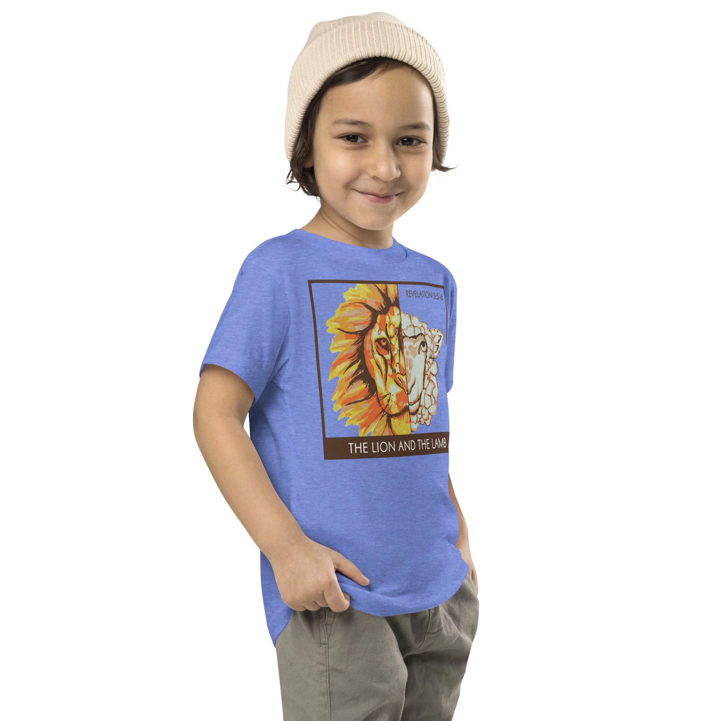 The Lion and the Lamb Toddler Short Sleeve Tee