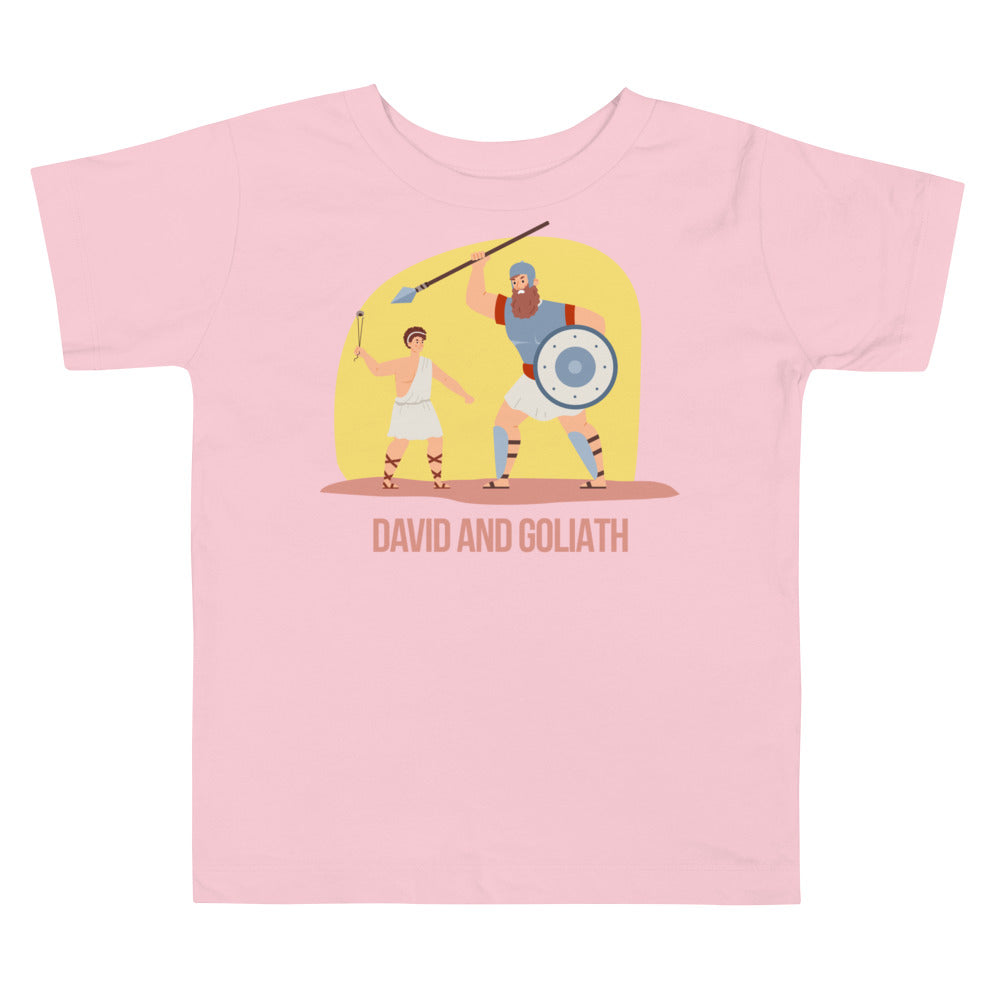 David and Goliath Toddler Short Sleeve Tee