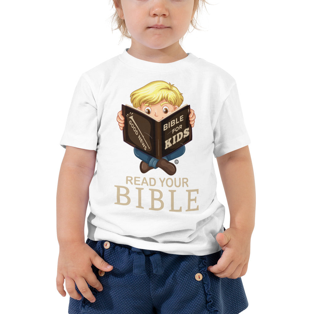Read Your Bible Toddler Short Sleeve Tee