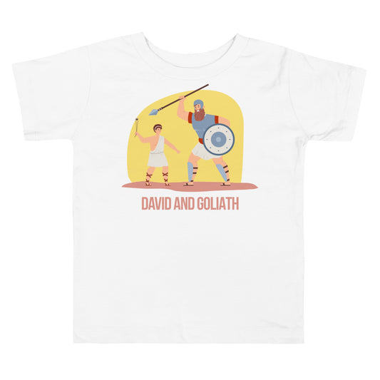 David and Goliath Toddler Short Sleeve Tee