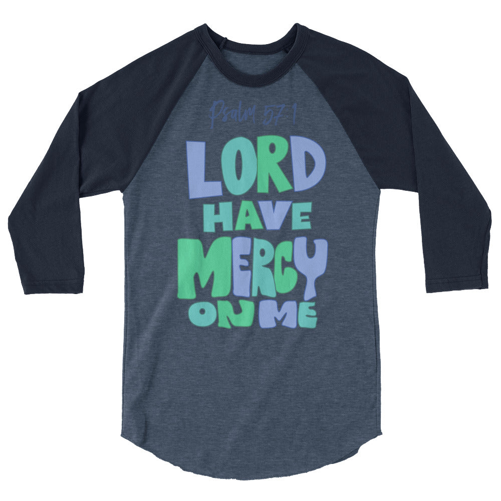 Lord Have Mercy Men's 3/4 Sleeve Raglan Shirt