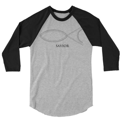 Savior Men's 3/4 Sleeve Raglan Shirt