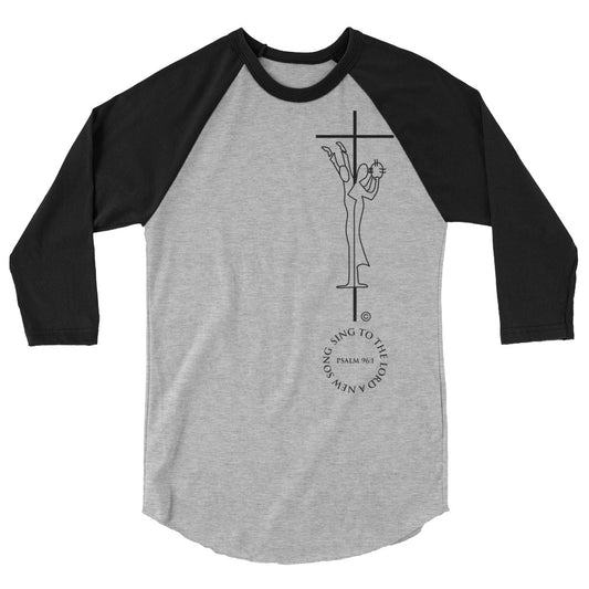 Sing to the Lord Men's 3/4 Sleeve Raglan Shirt