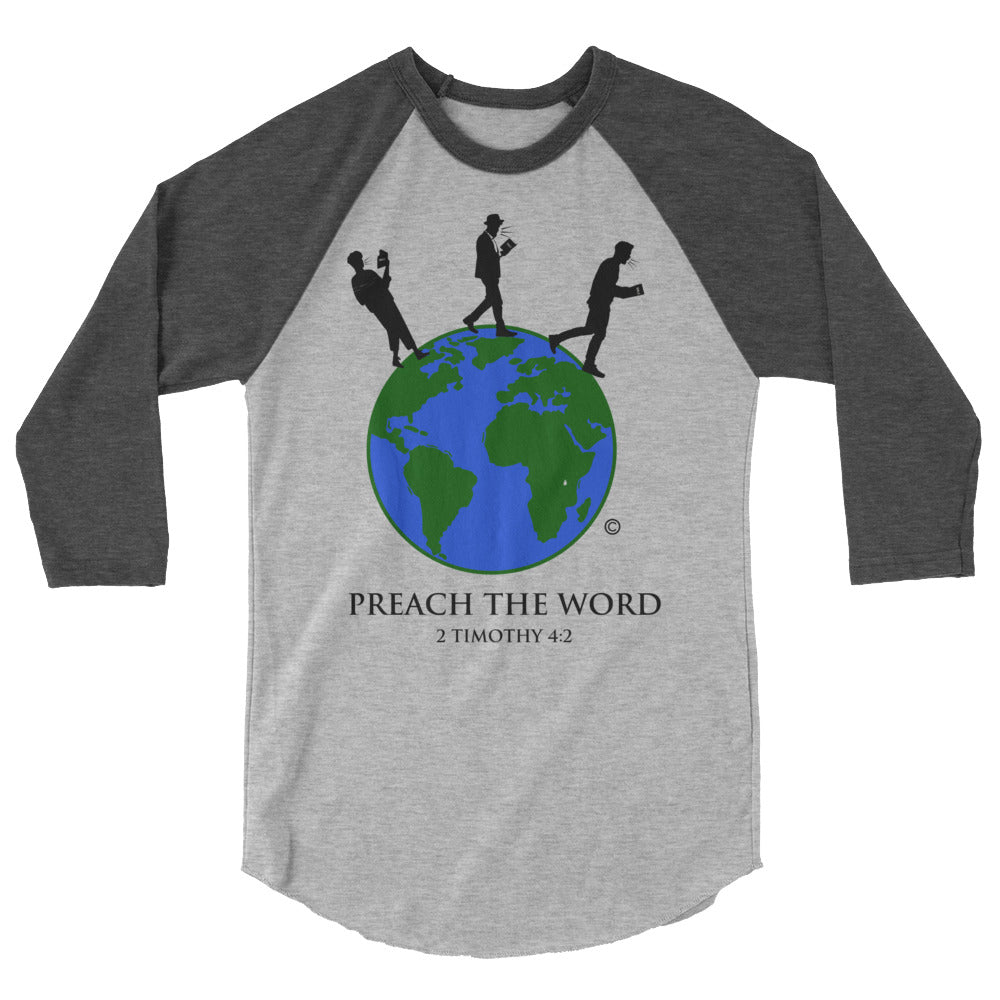 Preach the Word 3/4 Men's Sleeve Raglan Shirt