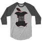 Death Men's 3/4 Sleeve Raglan Shirt