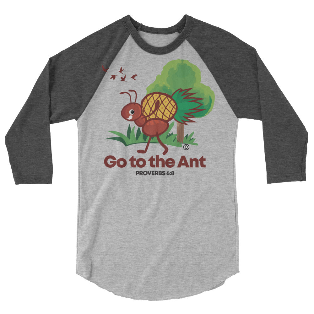 Go to the Ant Men's 3/4 Sleeve Raglan Shirt