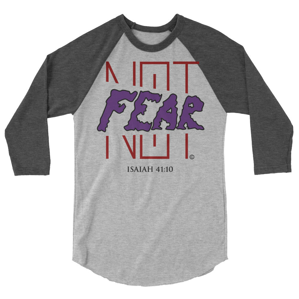 Fear Not Men's 3/4 Sleeve Raglan Shirt