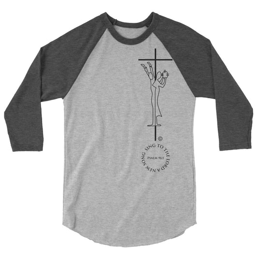 Sing to the Lord Men's 3/4 Sleeve Raglan Shirt