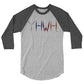 YHWH Men's 3/4 Sleeve Raglan Shirt