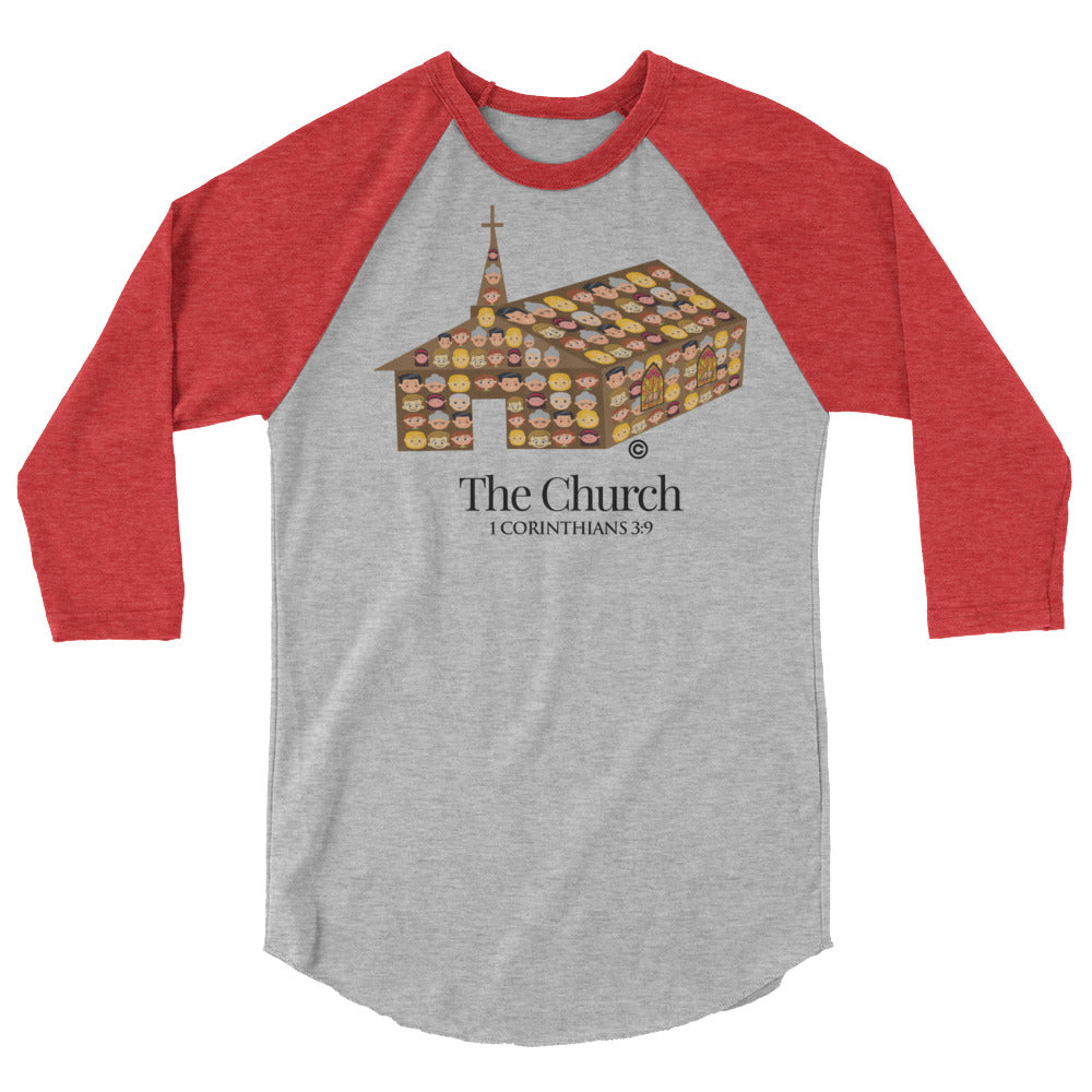The Church Men's 3/4 Sleeve Raglan Shirt