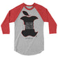 Death Men's 3/4 Sleeve Raglan Shirt
