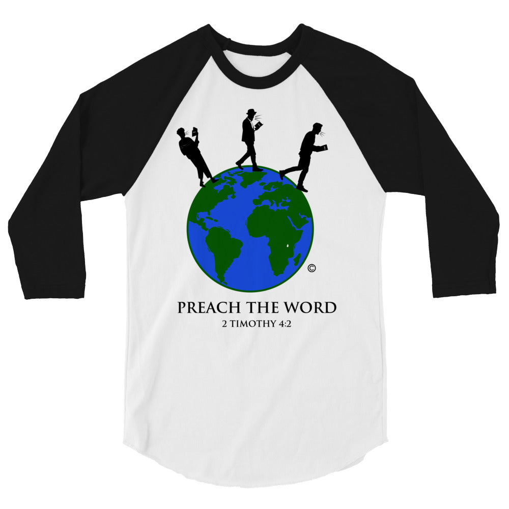 Preach the Word 3/4 Men's Sleeve Raglan Shirt