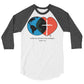 John 3:16 Men's 3/4 Sleeve Raglan Shirt