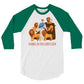 Daniel in the Lion's Den Men's 3/4 Sleeve Raglan Shirt