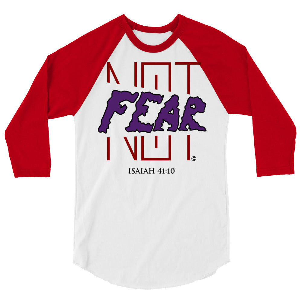 Fear Not Men's 3/4 Sleeve Raglan Shirt