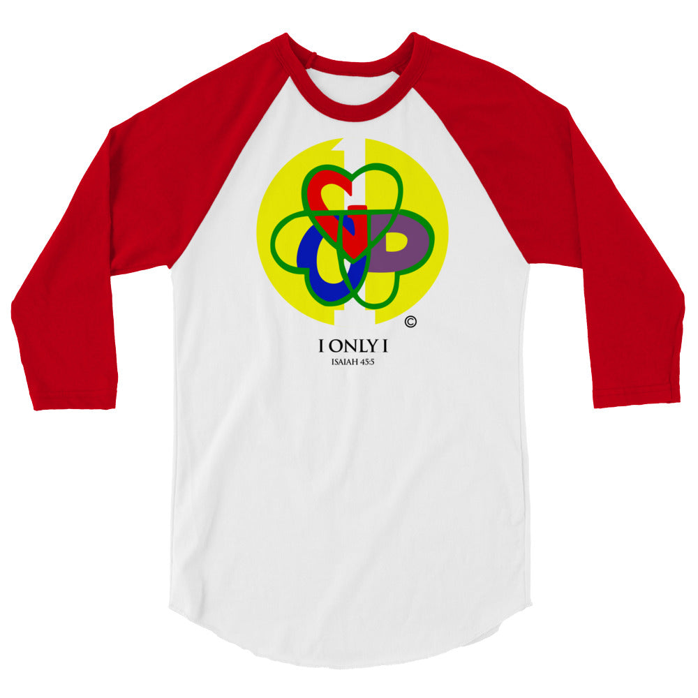 I Only I Men's 3/4 Sleeve Raglan Shirt