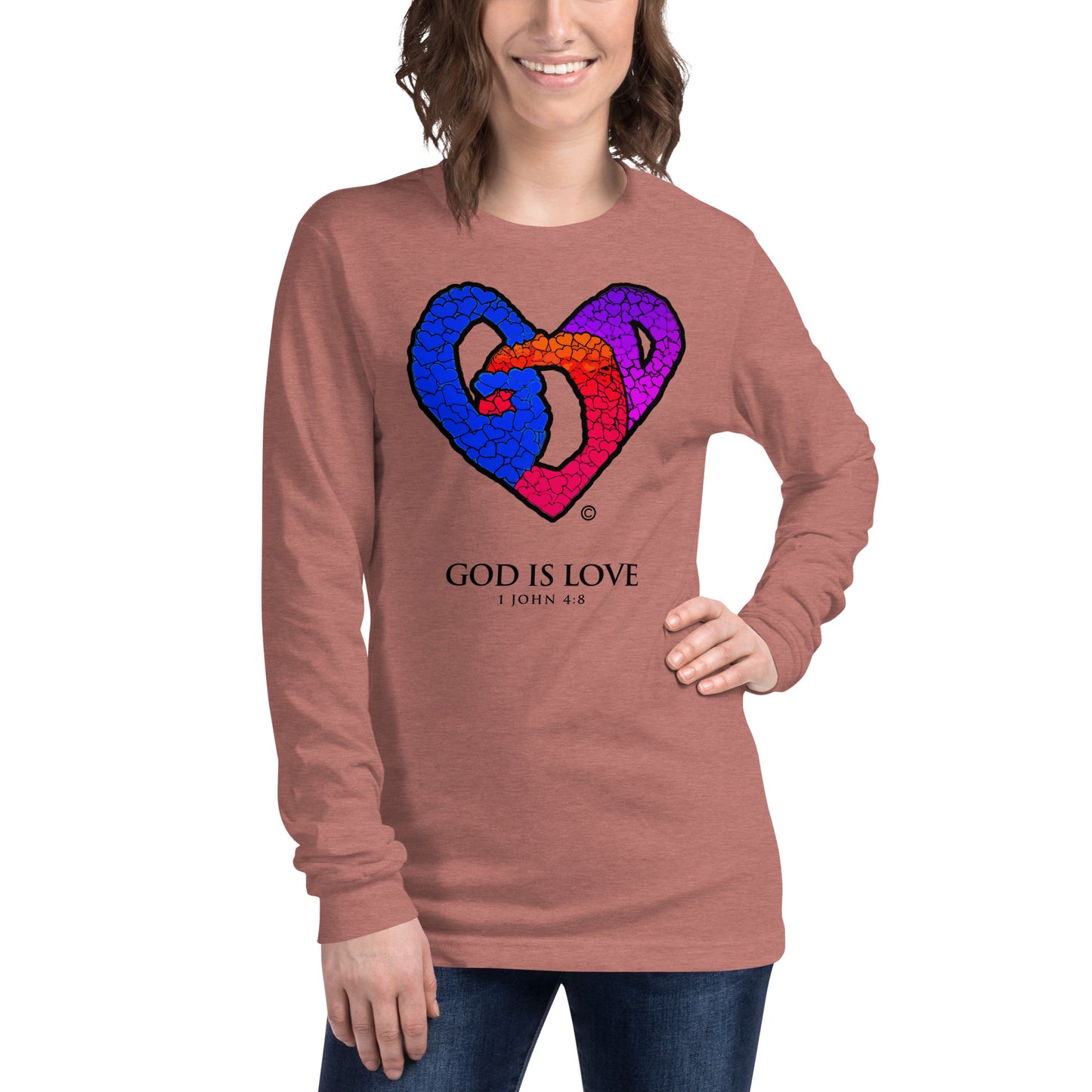 God is Love Women's Long Sleeve Tee