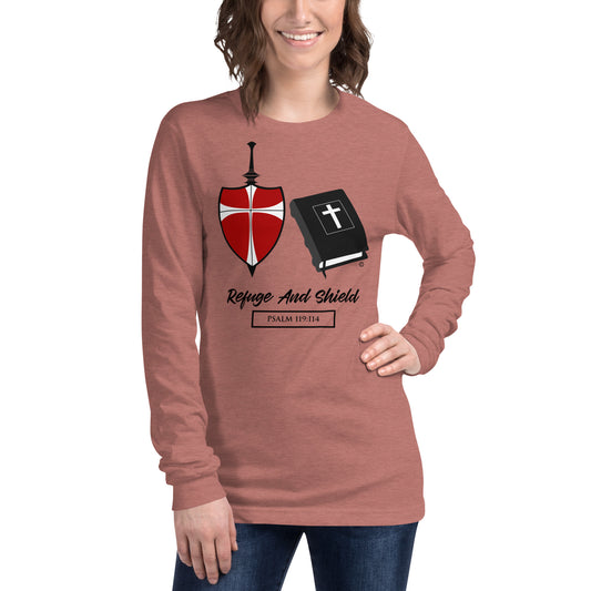 Refuge and Shield Women's Long Sleeve Tee