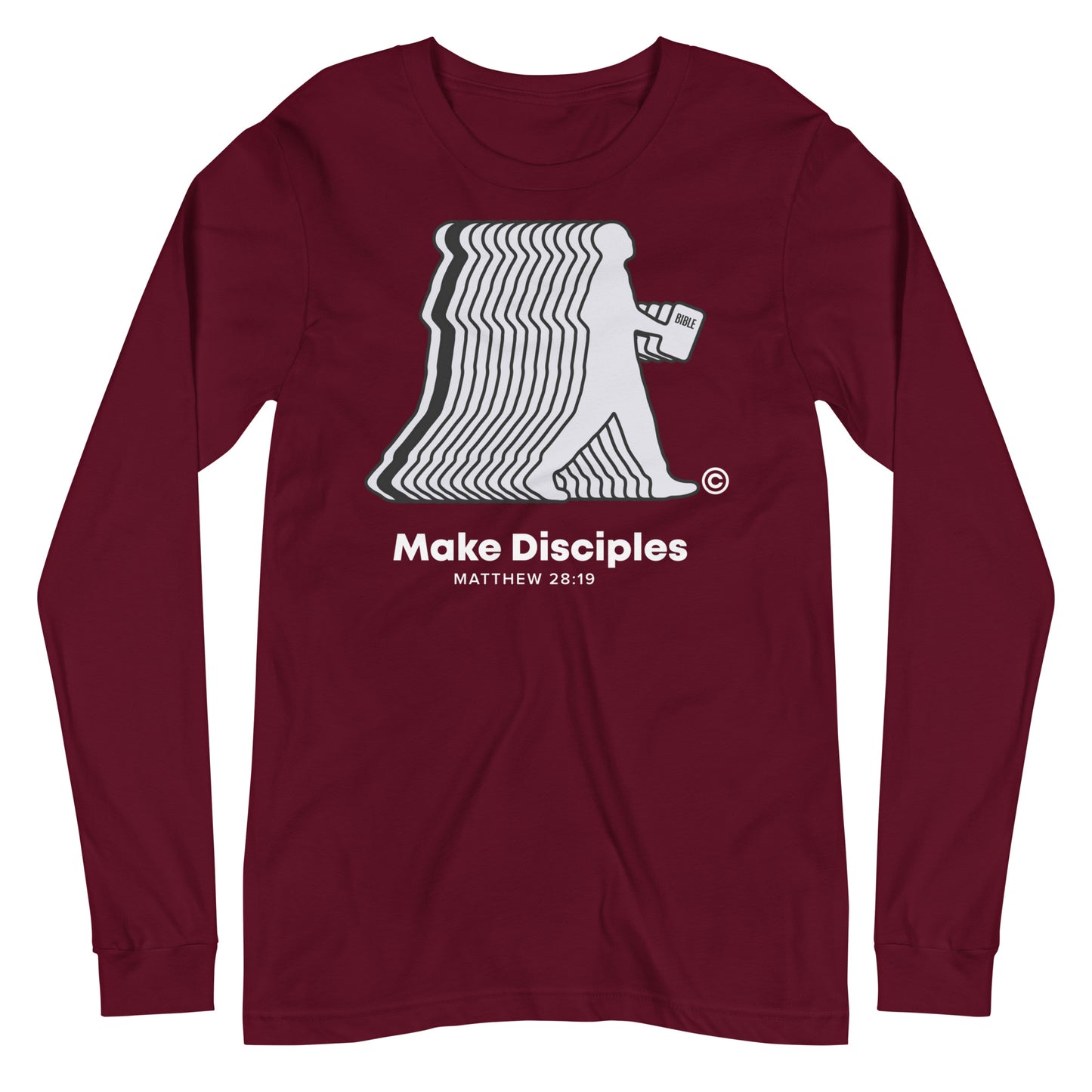 Make Disciples Dark-Colored Women's Long Sleeve Tee
