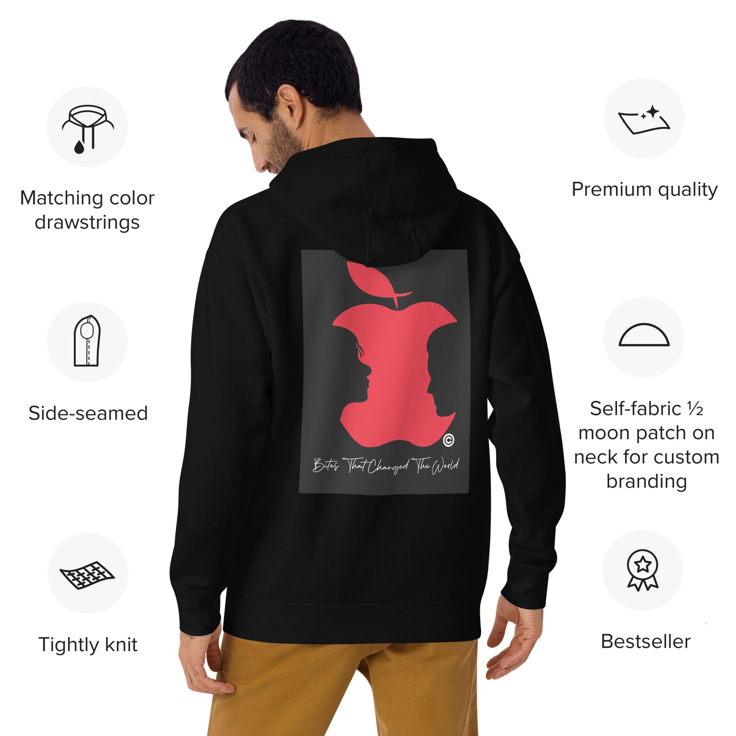 Bites That Changed the World Men's Hoodie