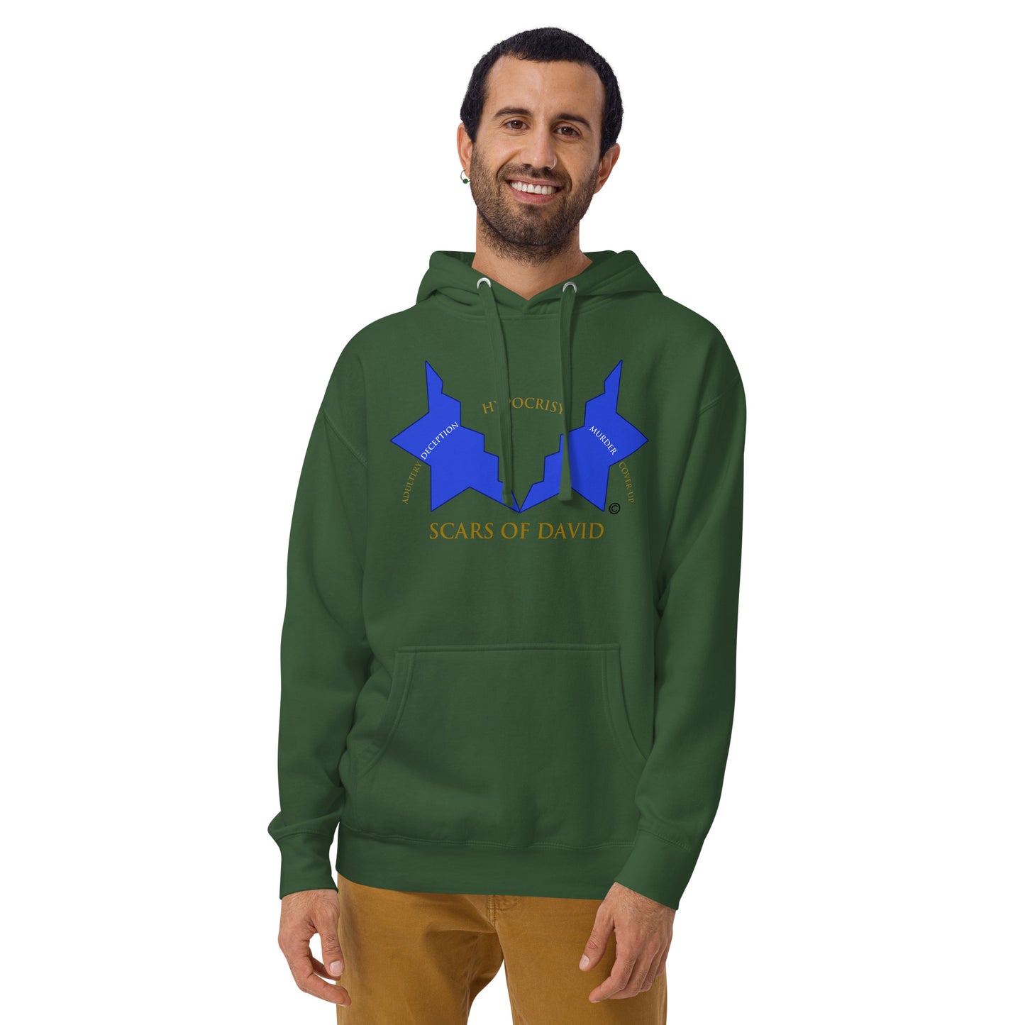 Scars of David Men's Hoodie