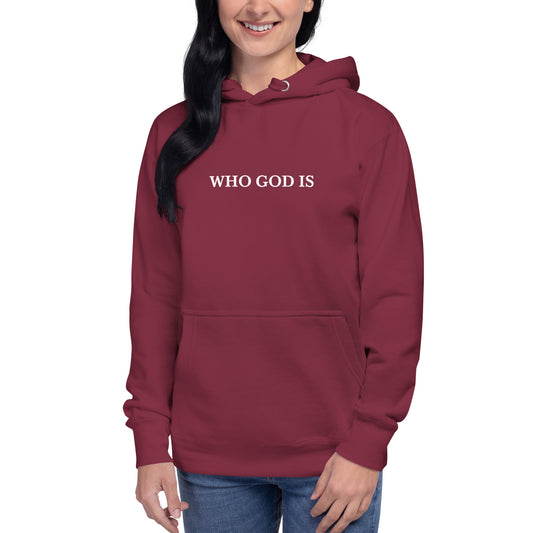 Who God Is Dark-Colored Women's Hoodie