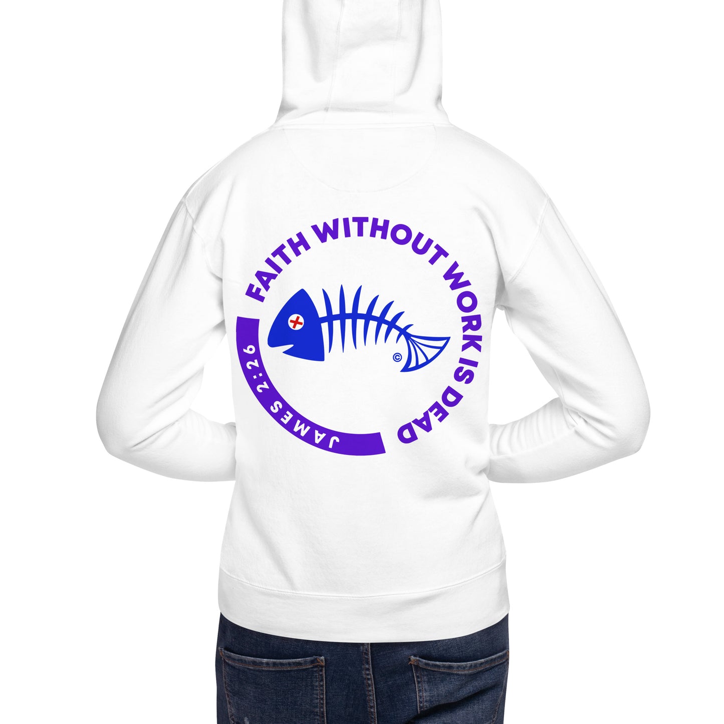 Faith Without Work is Dead Men's Hoodie