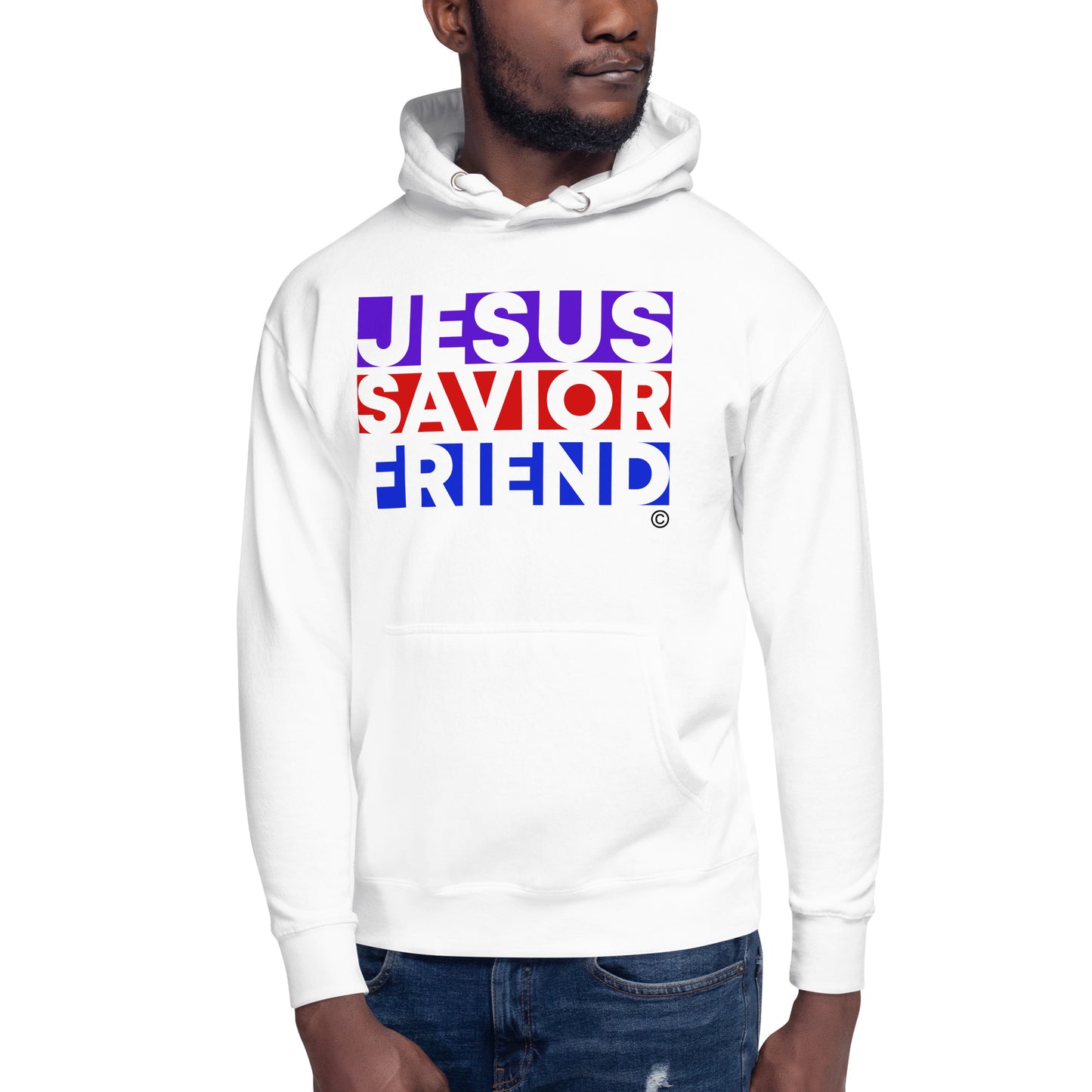 Jesus Savior Friend Men's Hoodie