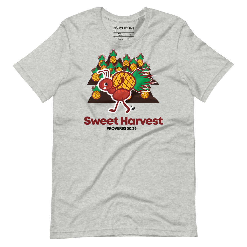 Sweet Harvest Light-Colored Short-Sleeve T-Shirt