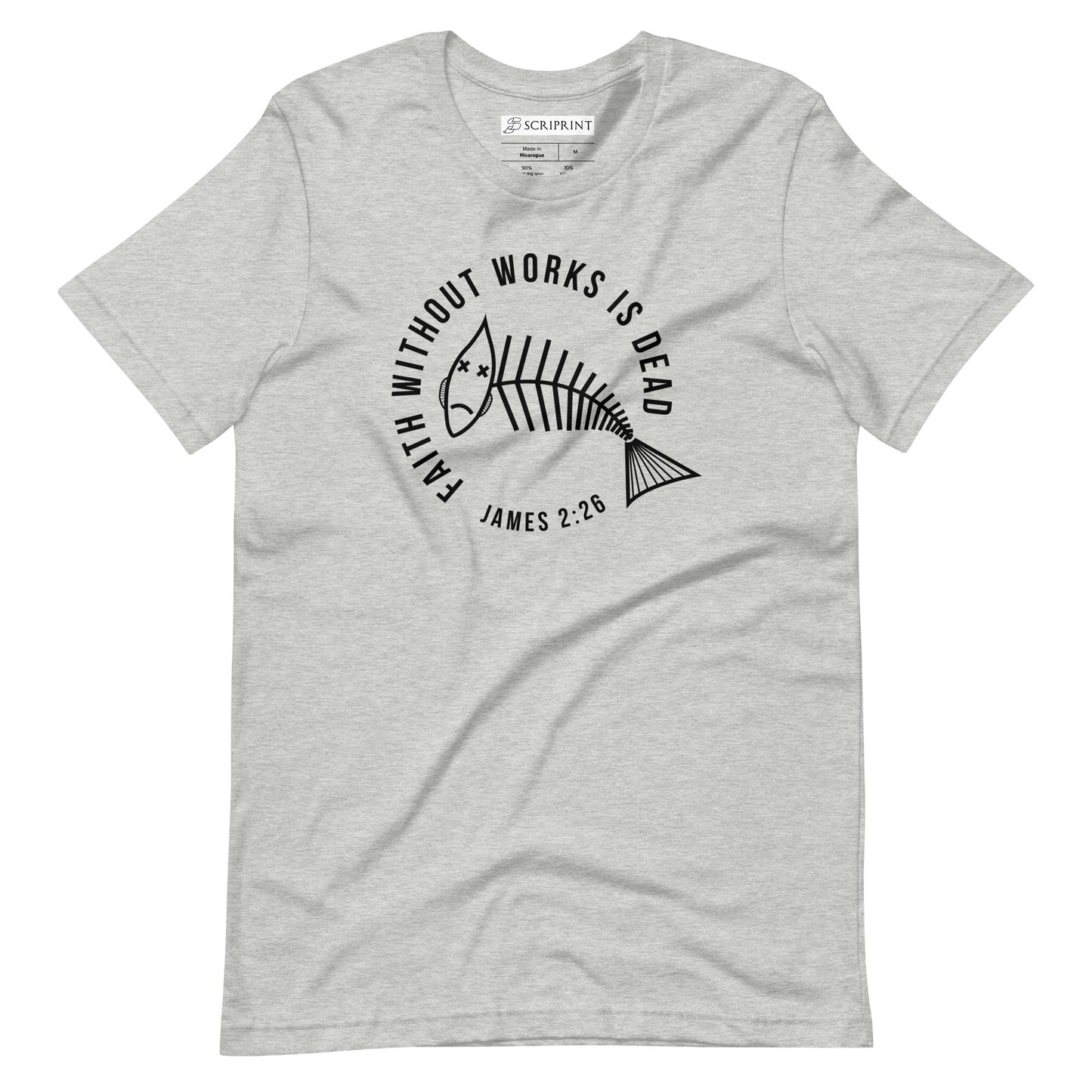 Faith Without Works Verse Short-Sleeve Unisex T-Shirt