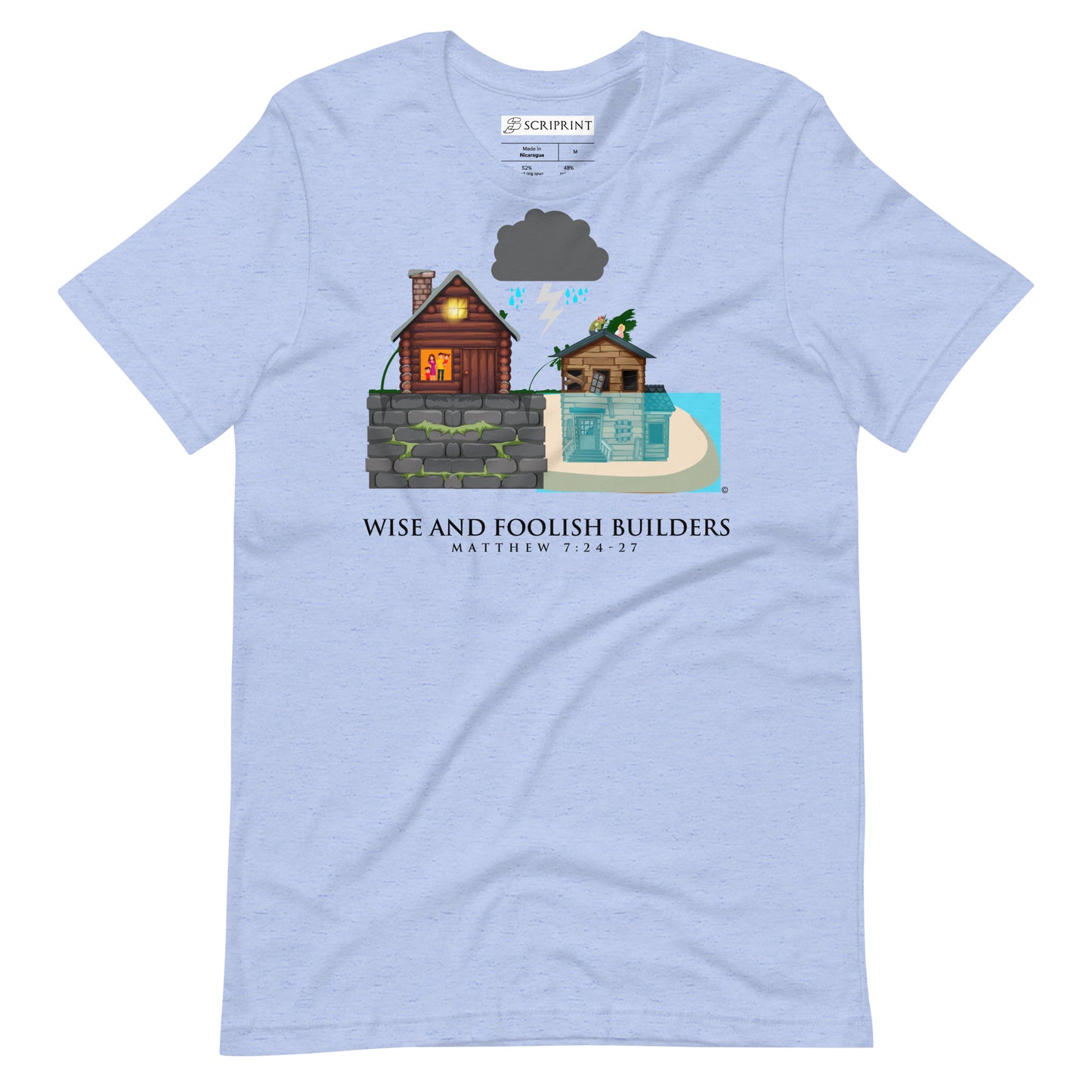 Wise and Foolish Builders Men's T-Shirt