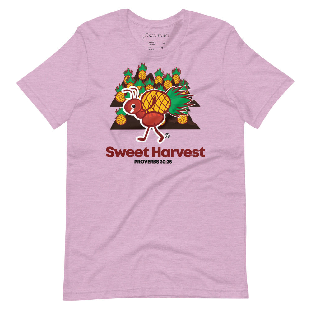 Sweet Harvest Light-Colored Short-Sleeve T-Shirt