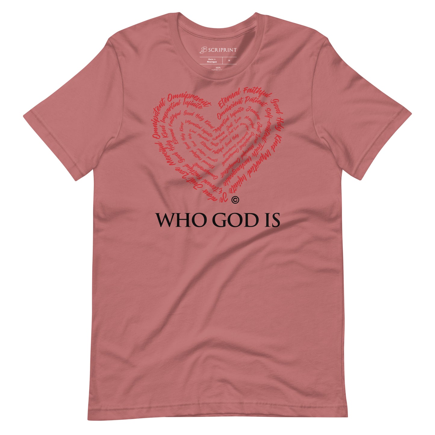 Who God Is Dark-Colored Unisex T-Shirt