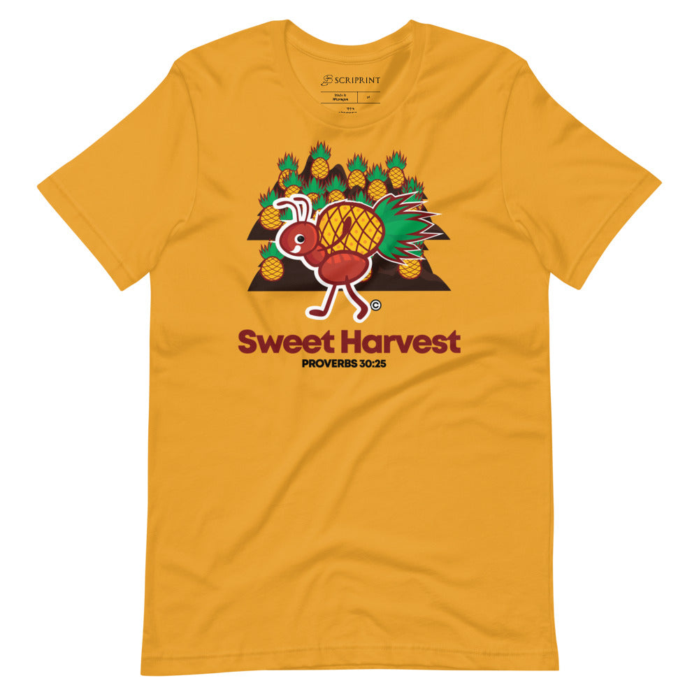 Sweet Harvest Light-Colored Short-Sleeve T-Shirt