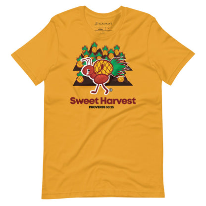 Sweet Harvest Light-Colored Short-Sleeve T-Shirt