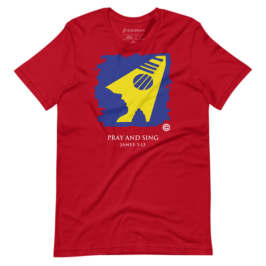 Pray and Sing Dark-Colored Unisex T-Shirt