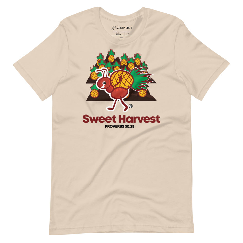 Sweet Harvest Light-Colored Short-Sleeve T-Shirt