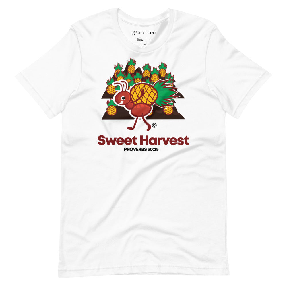 Sweet Harvest Light-Colored Short-Sleeve T-Shirt