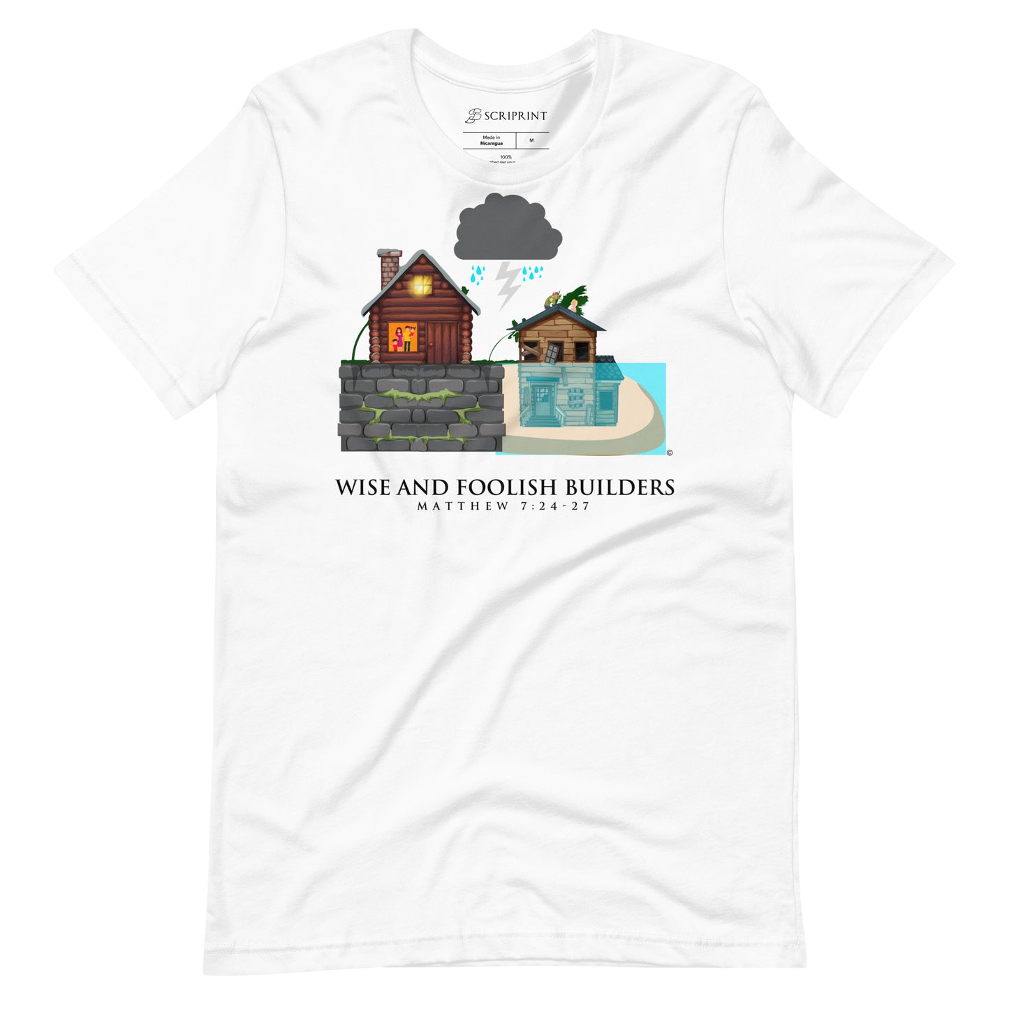 Wise and Foolish Builders Men's T-Shirt