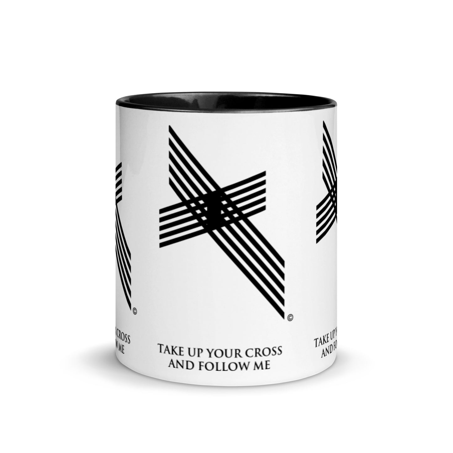Take Up Your Cross Mug with Color Inside
